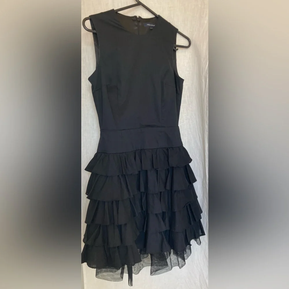 Black French Connection Dress Size UK10 - Picture 2 of 7